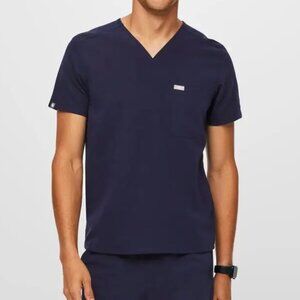 FIGS Navy Top and Bottom Scrubs Size Small